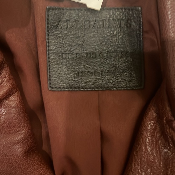 All Saints leather jacket - Picture 2 of 3
